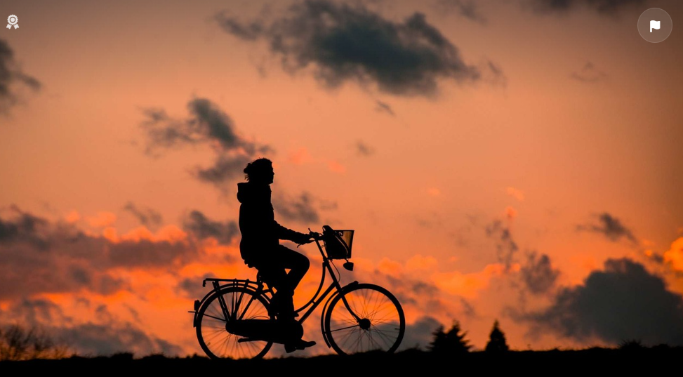 낭만적인 자전거