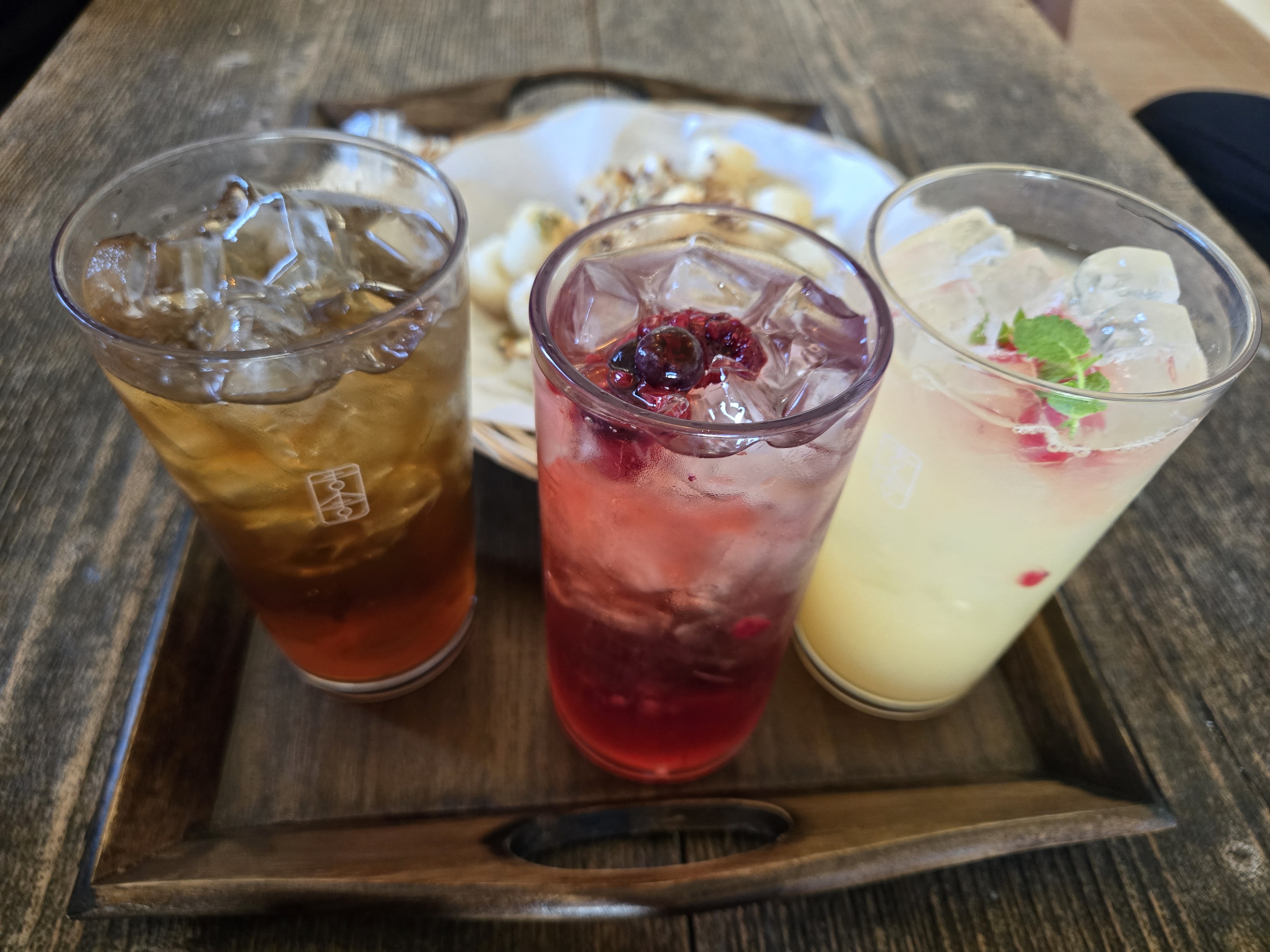 문경 화수헌 오미자에이드, 문경사과,아이스티