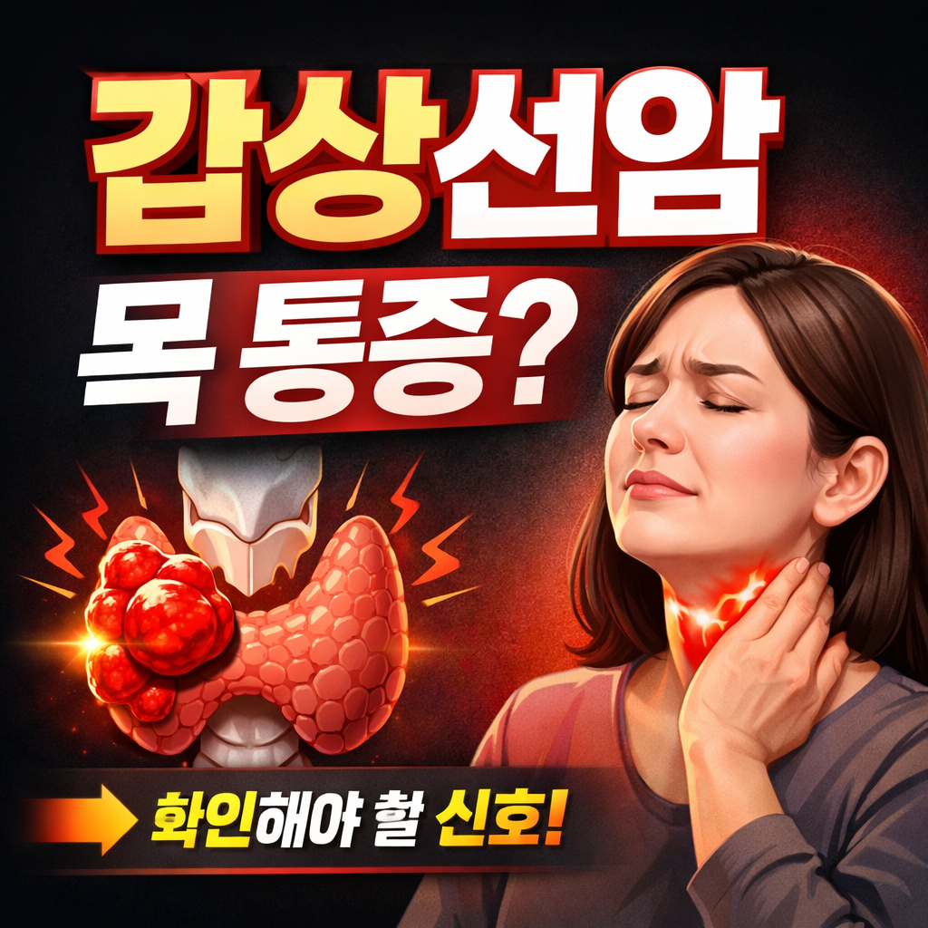 갑상선암 증상 목통증