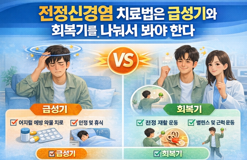 김종국 전정신경염 증상 총정리｜치료법&middot;예방법&middot;병원 가야 할 때
