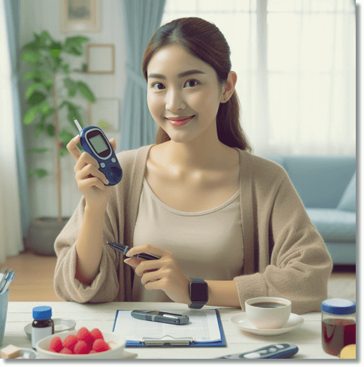 혈당이 높은 당뇨병 전증 여성