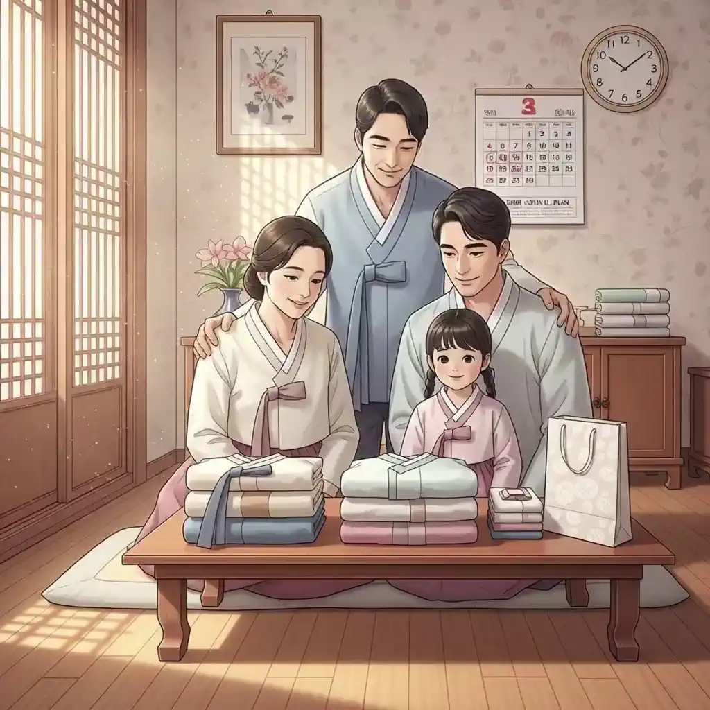 차례 전날 준비 모습