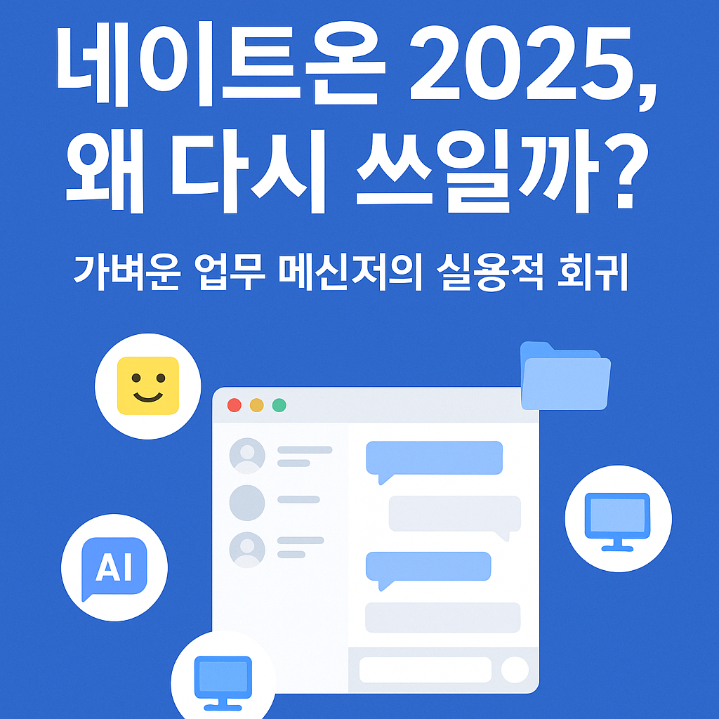 네이트온 2025, 왜 다시 쓰일까?