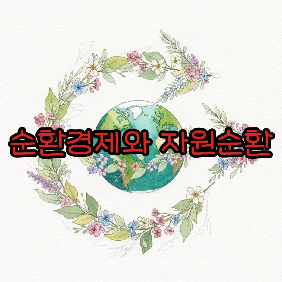 푸른 잎사귀로 이루어진 순환하는 지구의 모습