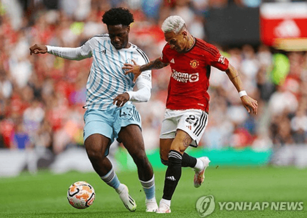 맨유 노팅엄에 3-2 역전승