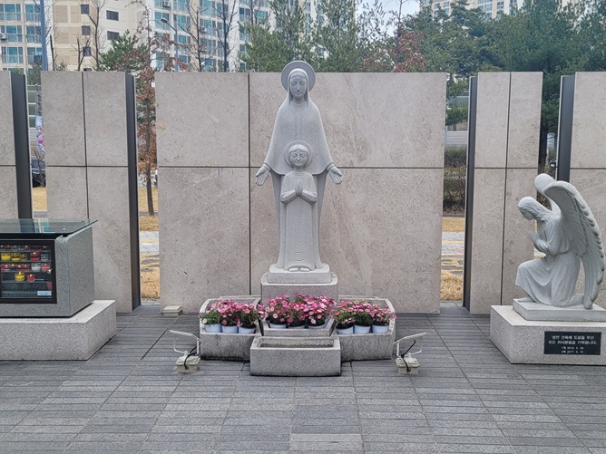 원신흥동성당 성모자상, 천사 상