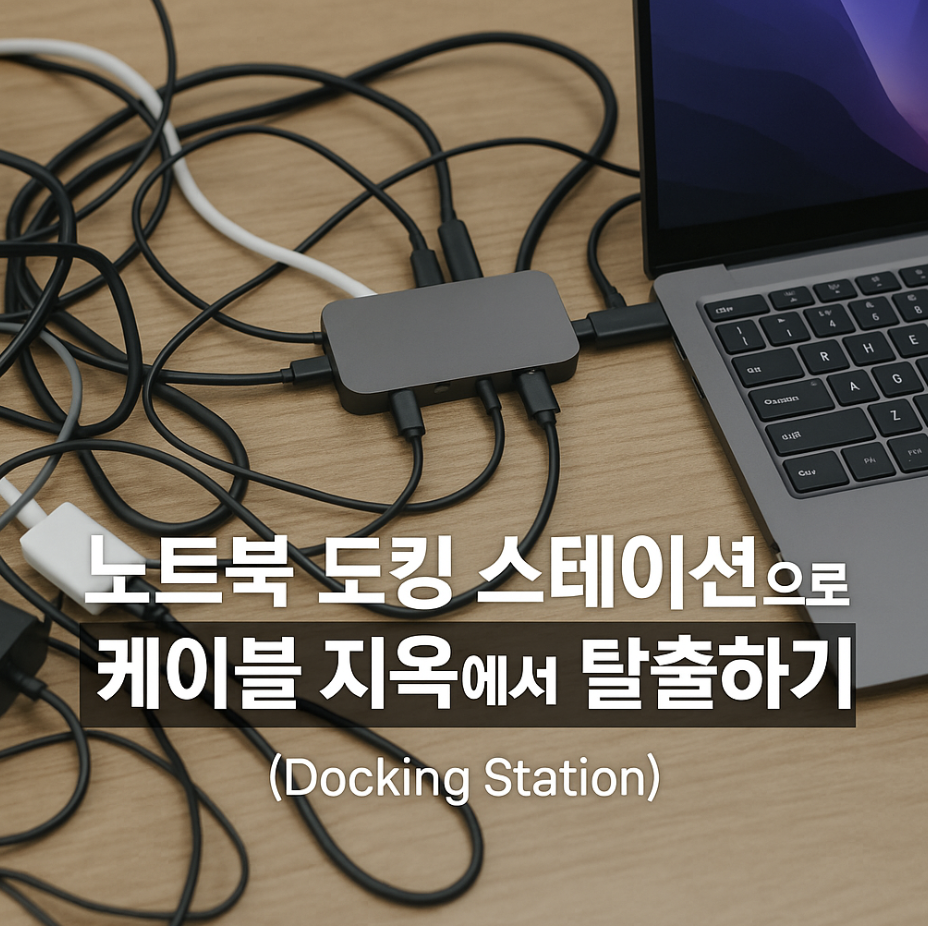 노트북 도킹 스테이션(Docking Station)으로 케이블 지옥에서 탈출하기