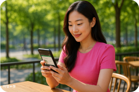 시장 반응을 살피는 장면