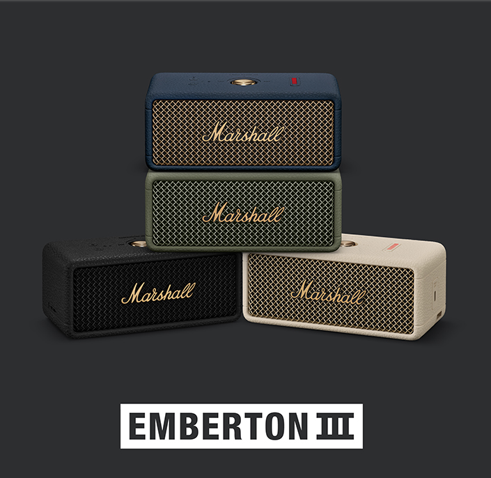 마샬 스피커 엠버튼 3 색깔 구성