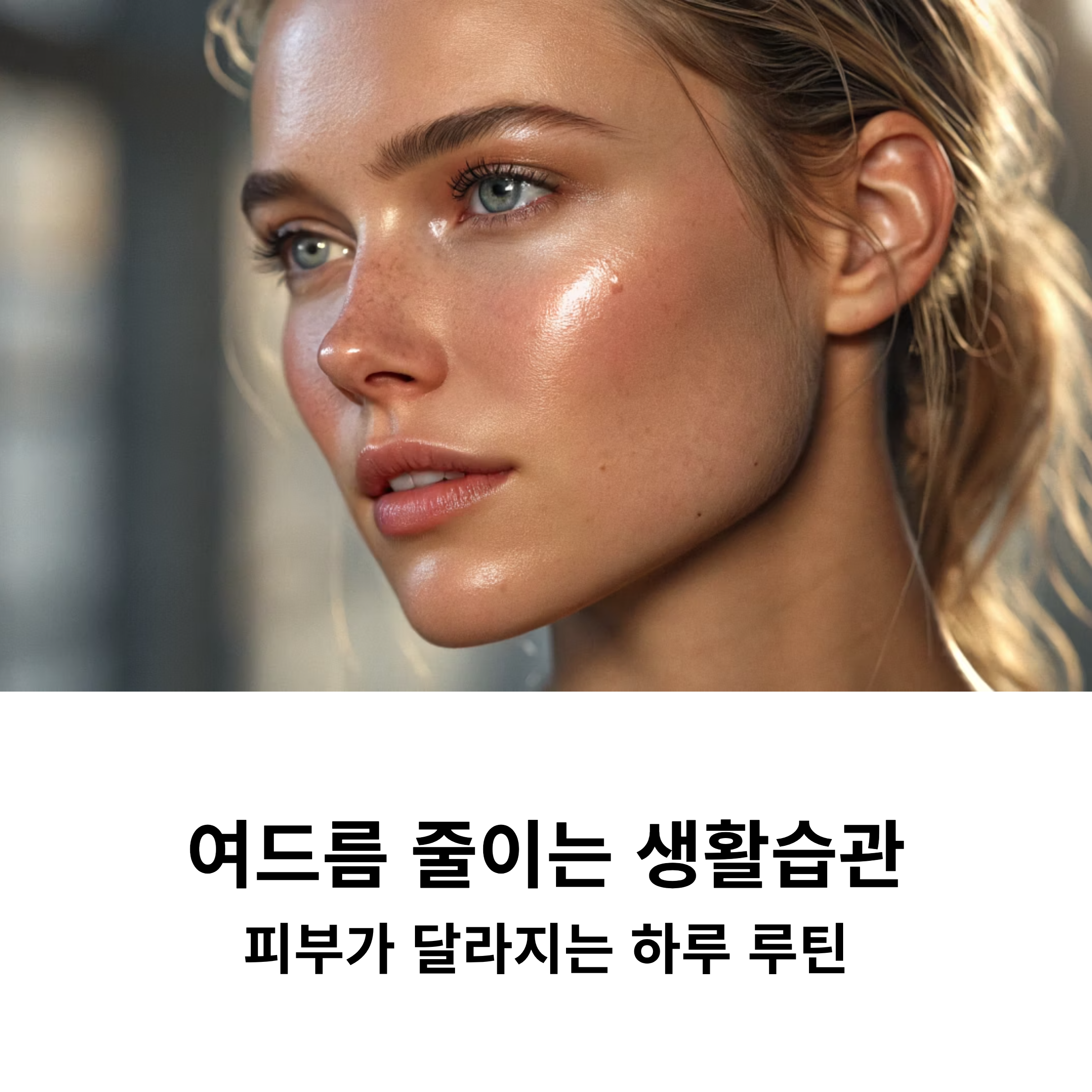 여드름 줄이는 생활습관