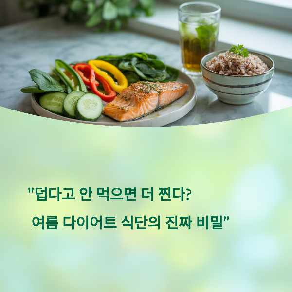 여름 다이어트 식단의 진짜 비밀”