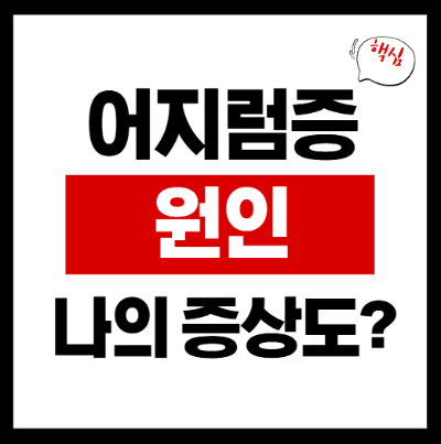 어지럼증의원인