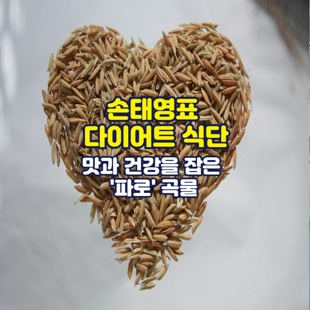 손태영표 다이어트 식단: 맛과 건강을 잡은 '파로' 곡물