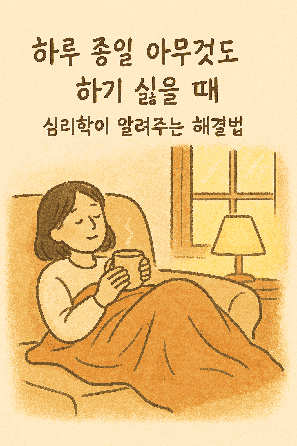 하루 종일 아무것도 하기 싫을 때 – 심리학이 알려주는 해결법