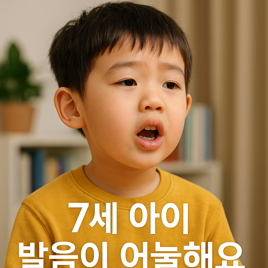 아이가 어눌하게 말하는 모습