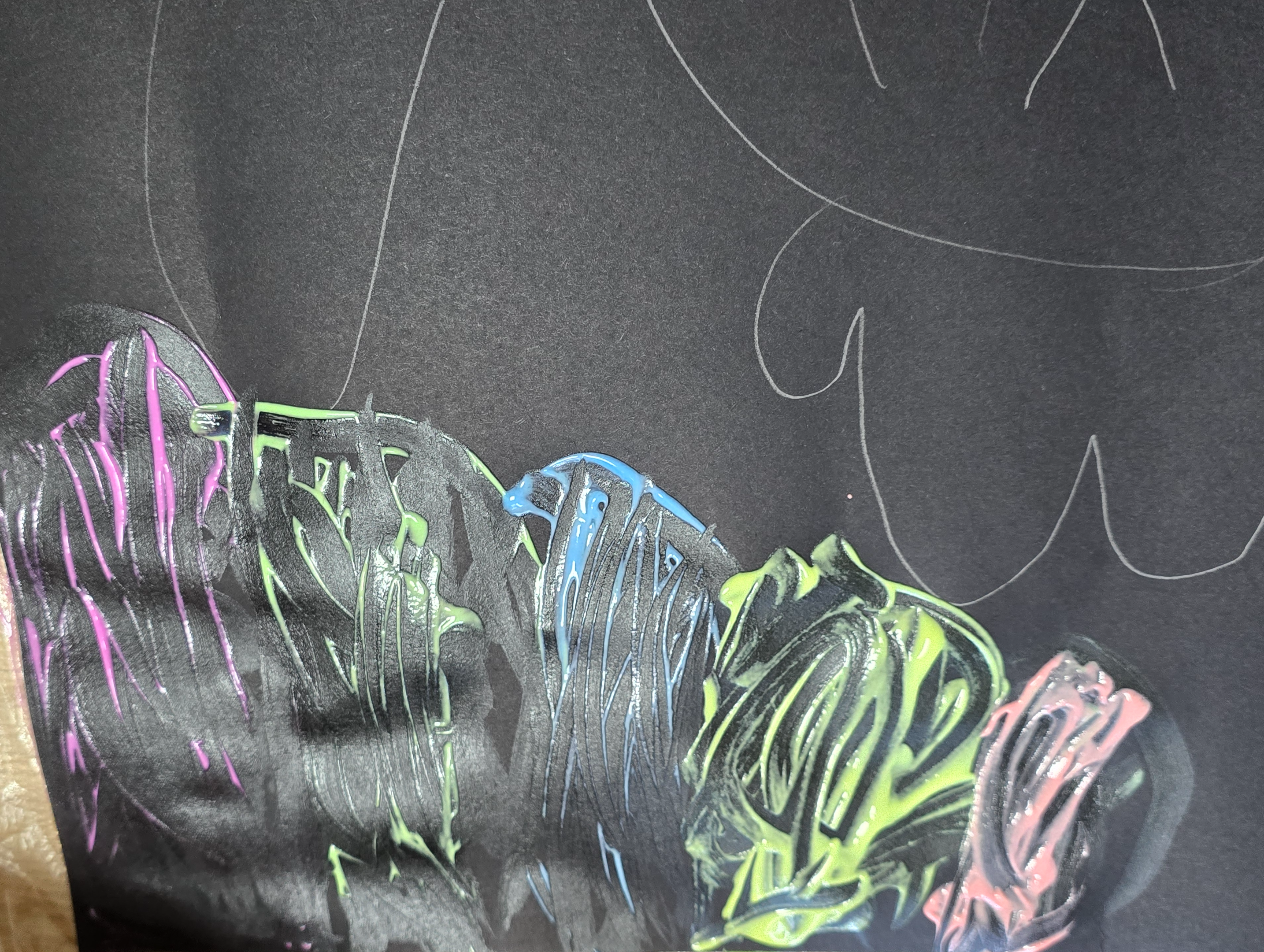 두껍게 색칠해준 모습