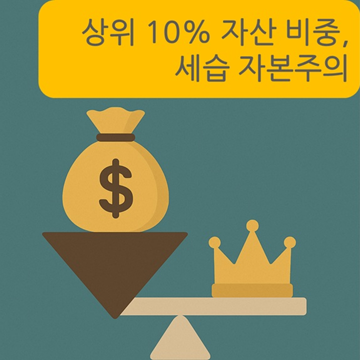 상위 10% 자산비중과 세습 자본주의, 부의 사다리가 사라지고 있다