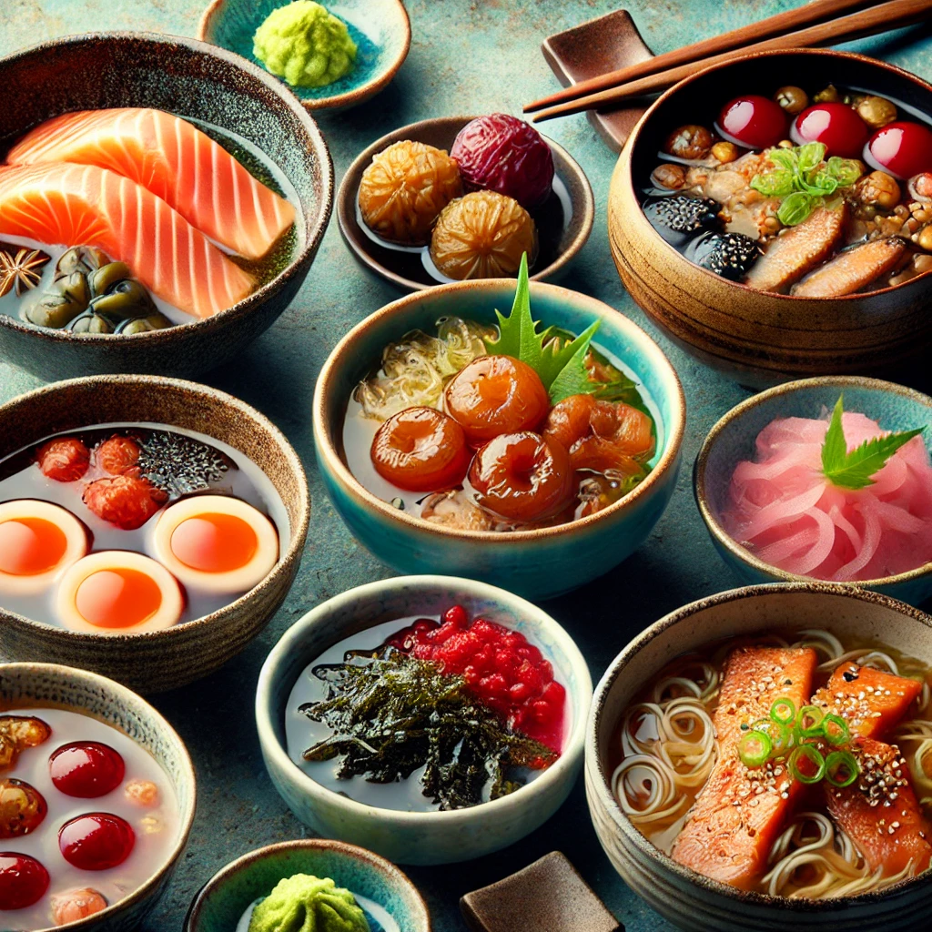 오차즈케의 다양한 종류