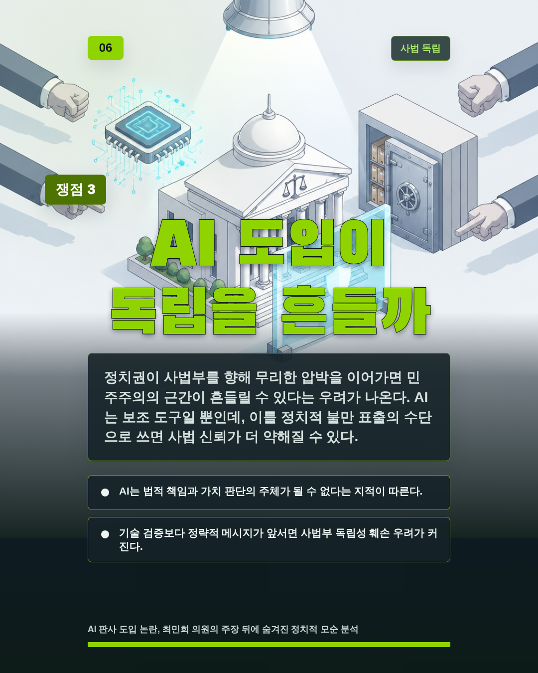 AI 도입이 독립을 흔들까