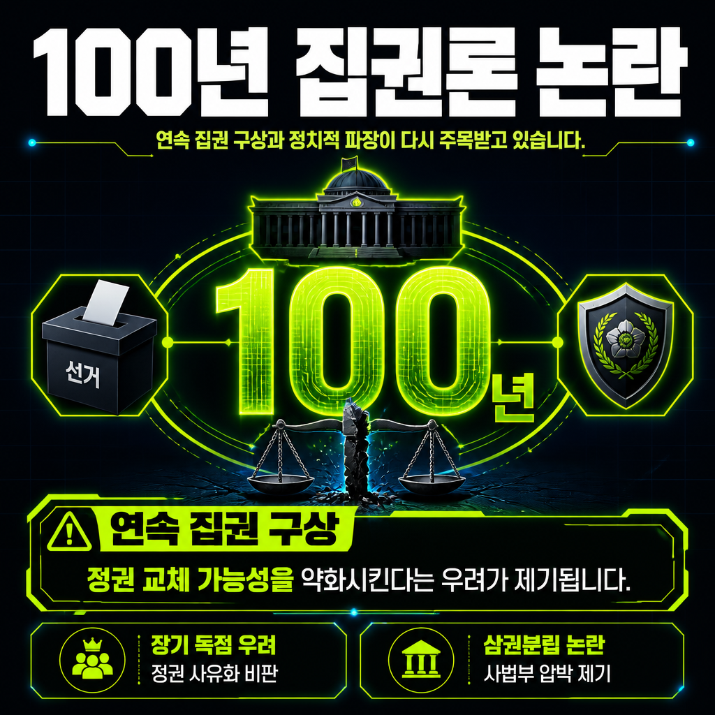100년 집권론 논란