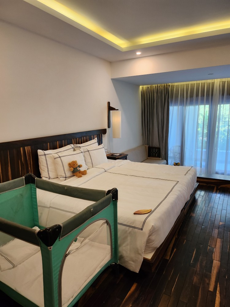 알리부 리조트 객실 - 침대