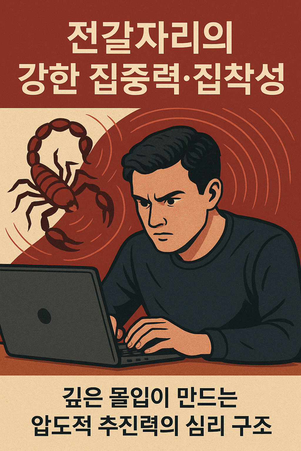 전갈자리의 강한 집중력·집착성 — 깊은 몰입이 만드는 압도적 추진력의 심리 구조