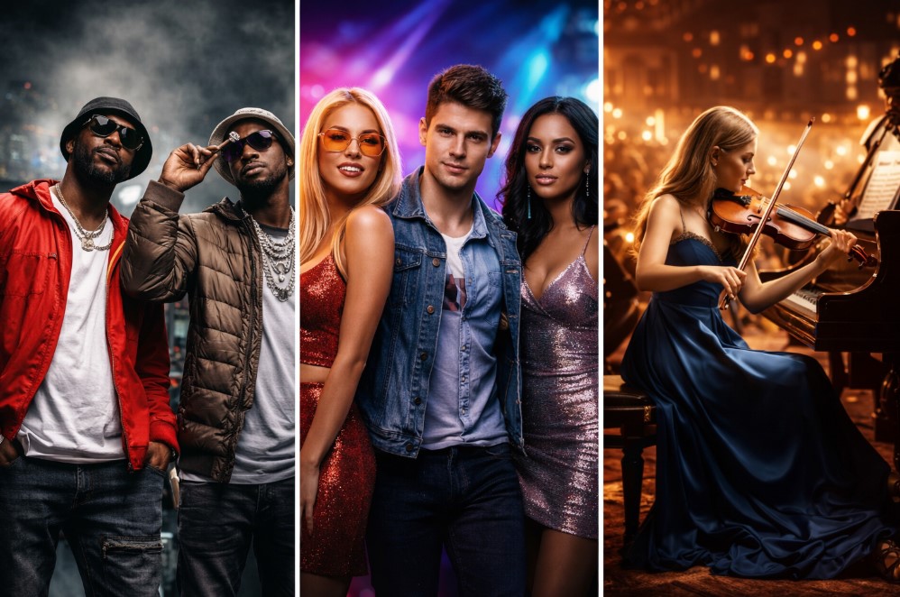 곡 장르별 레퍼런스