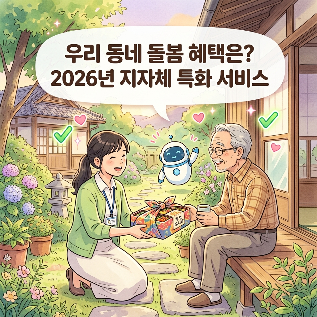 2026년 우리 동네 지역사회 통합돌봄 선도 사업 사례 및 지자체별 특화 서비스 안내