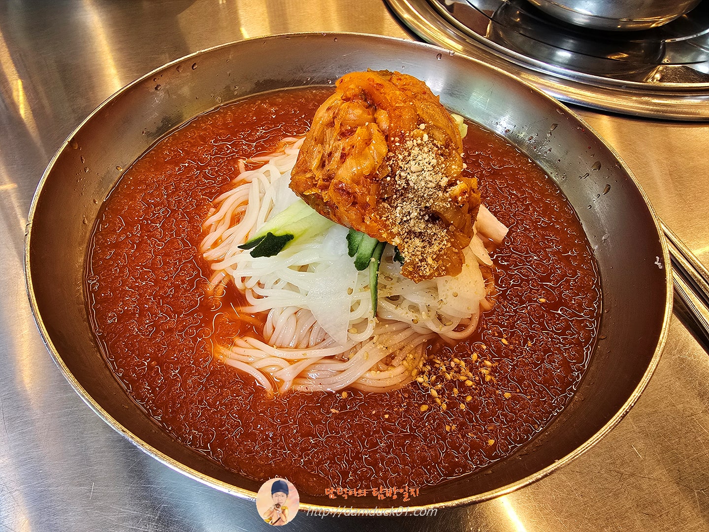 점심 김치말이국수