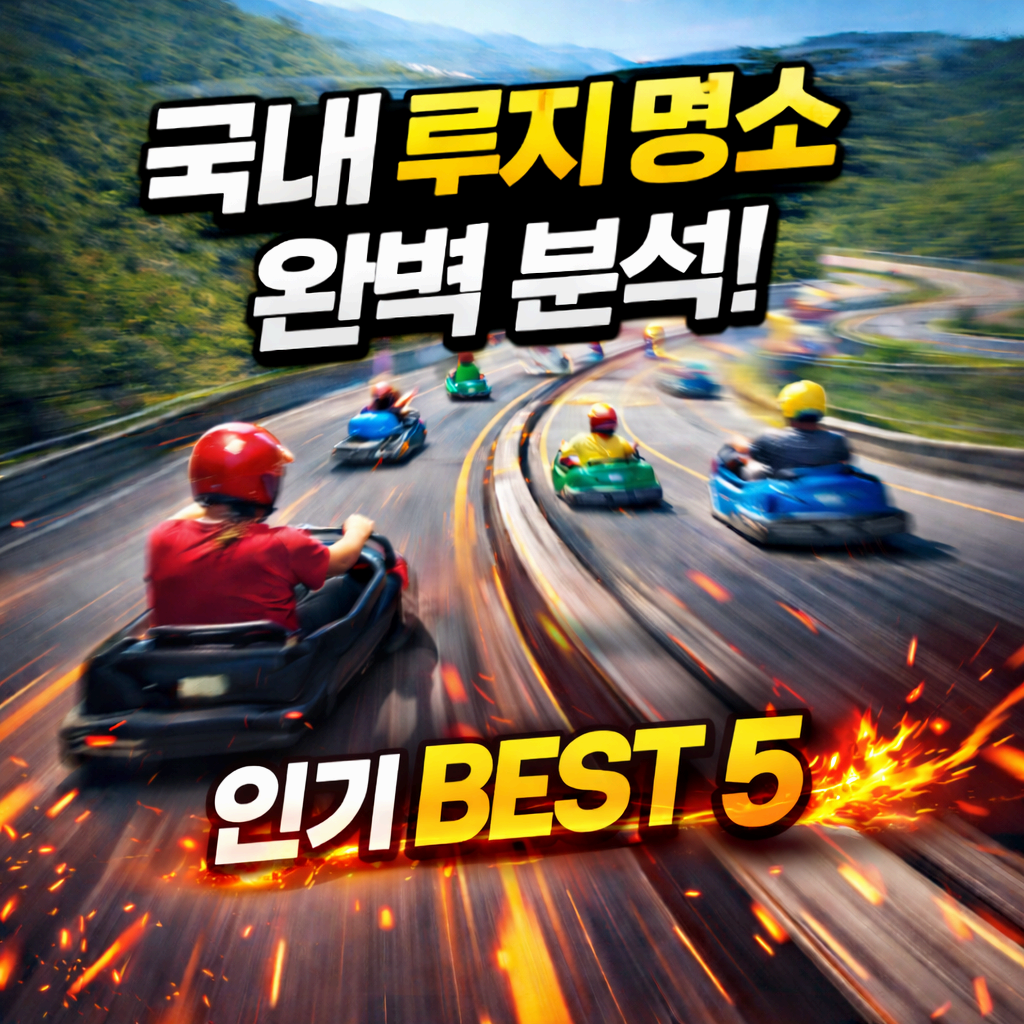 국내 루지 체험장 완벽 추천! 인기 루지 BEST 5