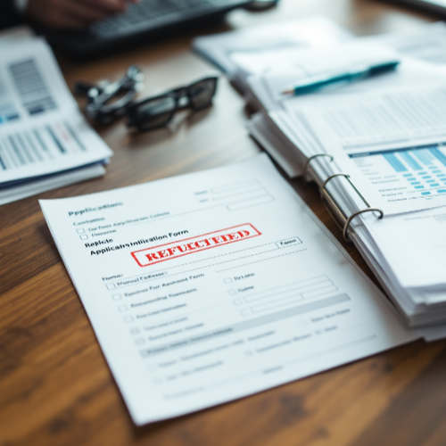 책상위에-개인회생에-필요한-서류들이-놓여져-있음