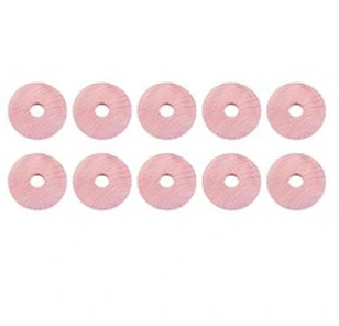 GHSHOP 삼나무 블록 방충제 삼나무 링 청정제 10개 의류 보관 서랍용&#44; 4.8cmx0.9cm&#44; 멍청한&#44; 목재