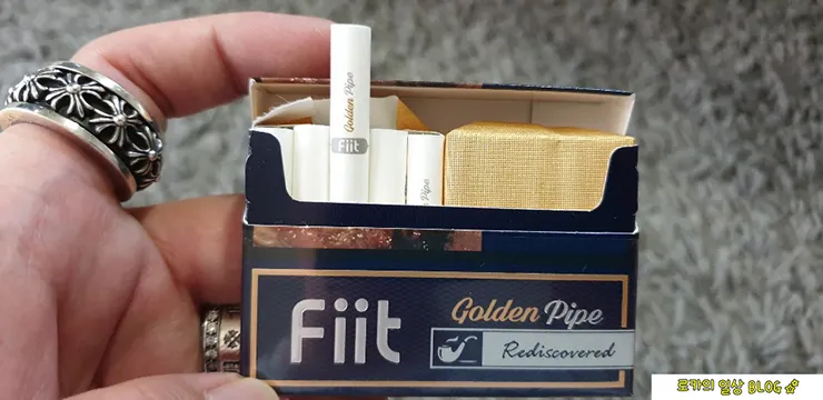 릴 핏 골든 파이프 단종 리뷰 연초 신맛 타격감 정리_1
