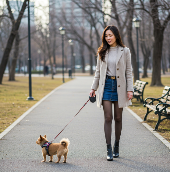 4단계: 산책 시 리드 끌기 교정법