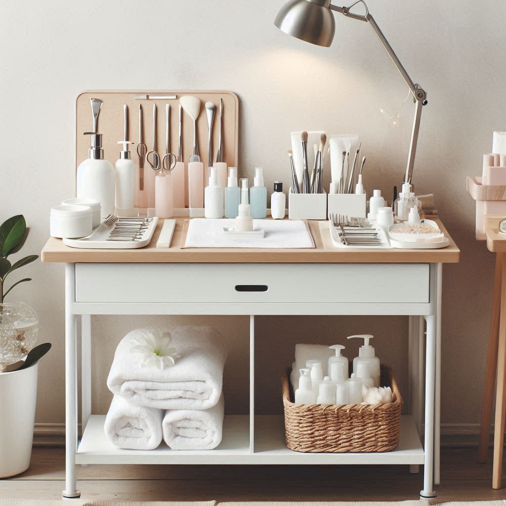 피부,체형관리 샵 배경