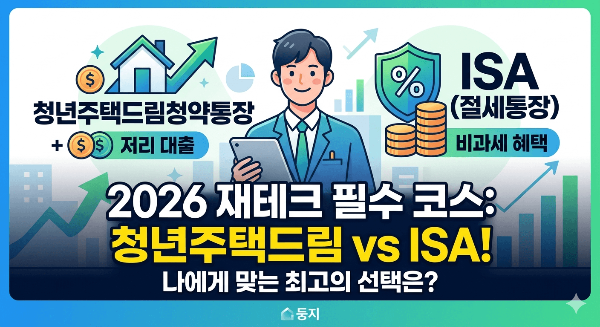 청년주택드림청약 vs ISA 비교 2026 자산 퀀텀점프 완벽 가이드