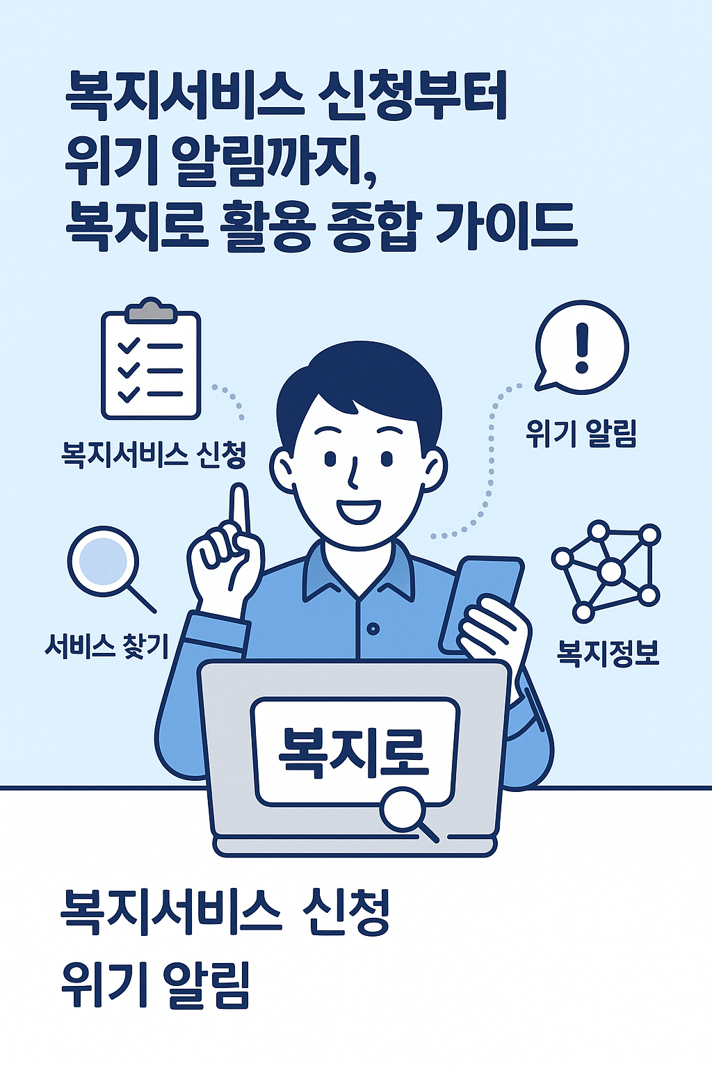 복지서비스신청,위기알림,종합가이드