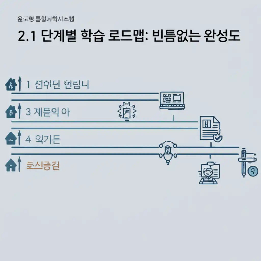 윤도영 통합과학시스템, 2.1 단계별 학습 로드맵으로 빈틈없이 완성되는 학습 과정도.