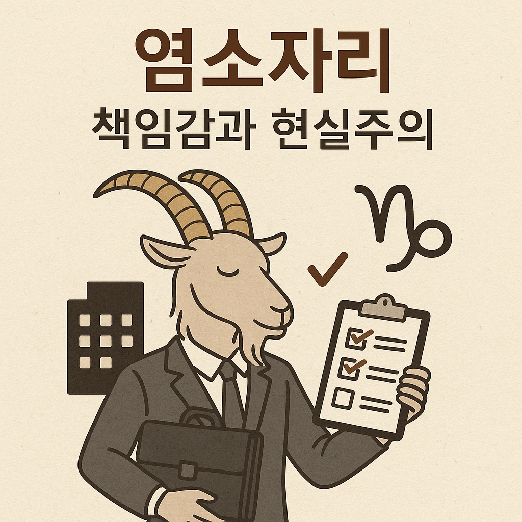 염소자리의 책임감과 현실주의