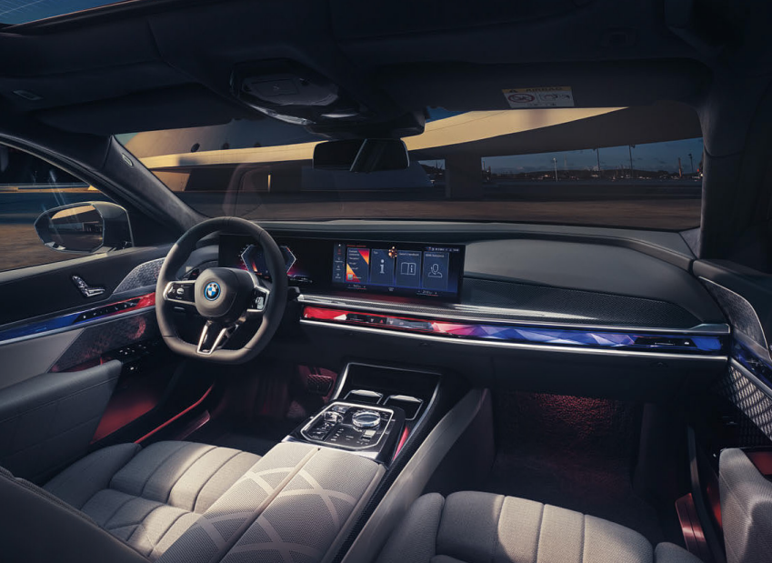 BMW 7 시리즈 내부 디자인