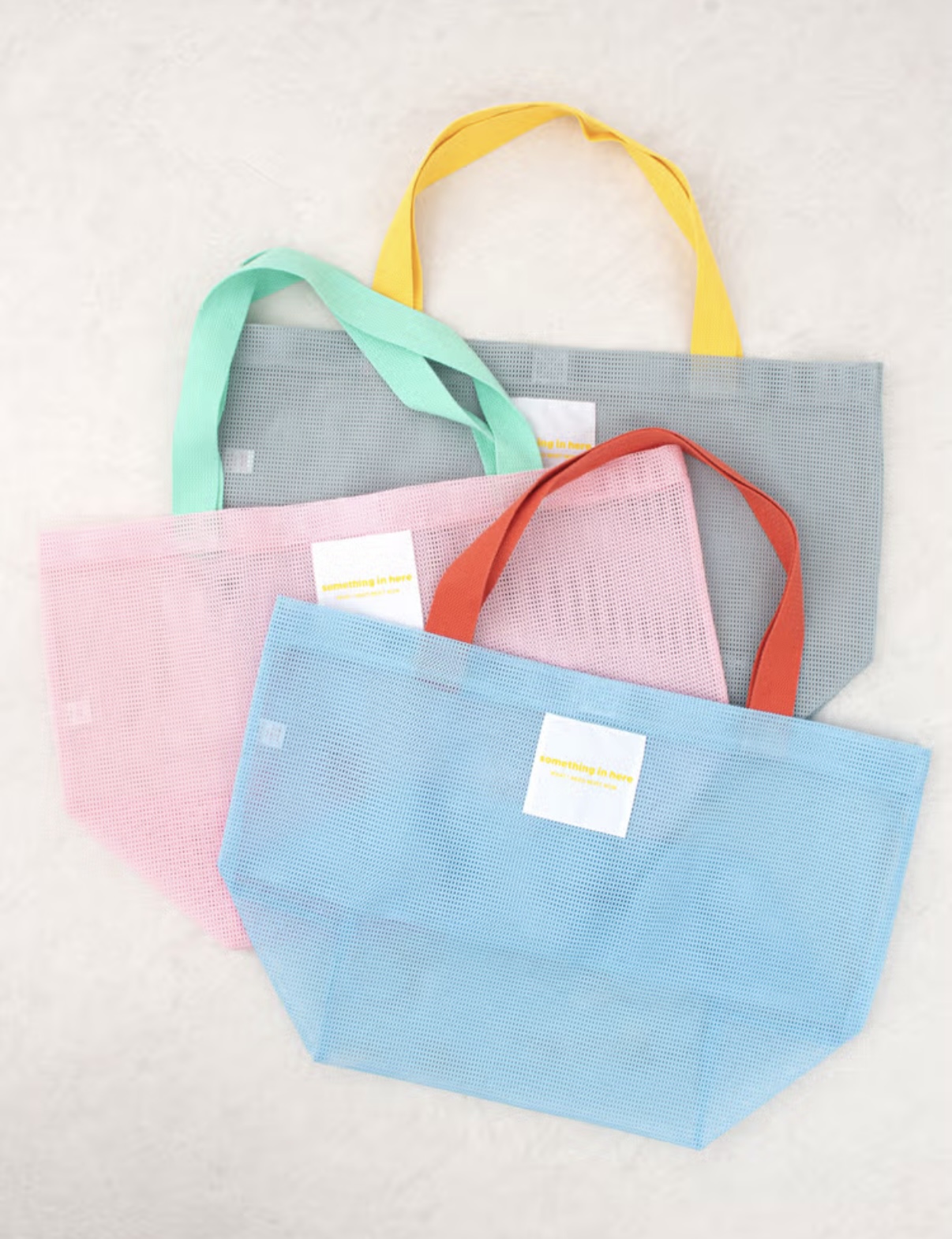 다이소 찐템_빅사이즈 메쉬가방