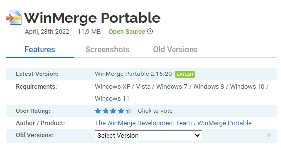 WinMerge-Portable