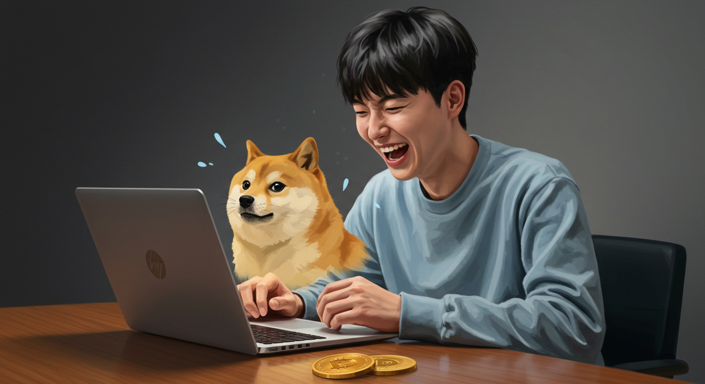 밈 문화와 함께 성장한 도지코인 모습