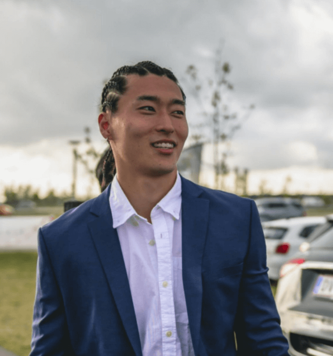 레게머리를 한 조규성 선수