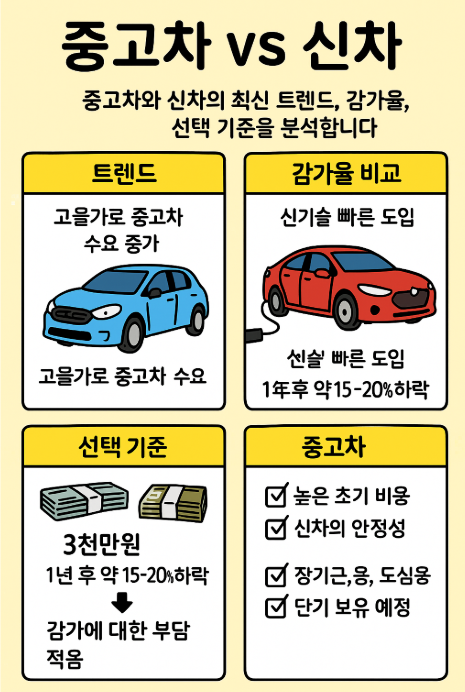 중고차 vs 신차