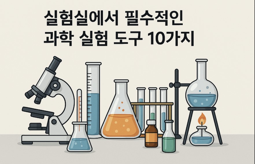 실험실에서 필수적인 과학 실험 도구 10가지