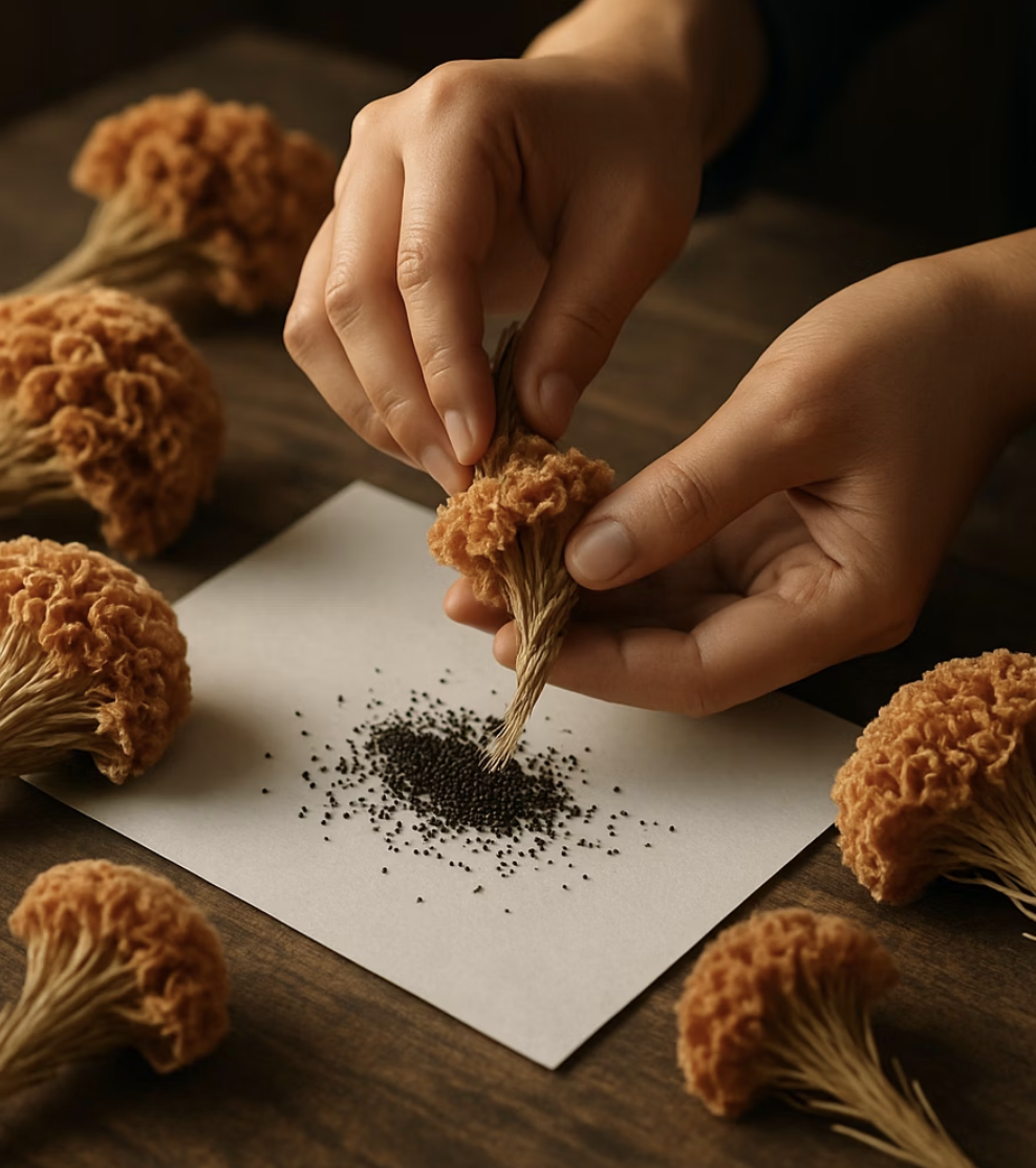 내년을 약속하는 검은 보석 거두기