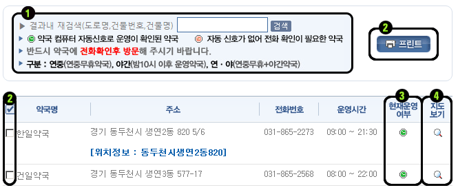 공휴일 약국