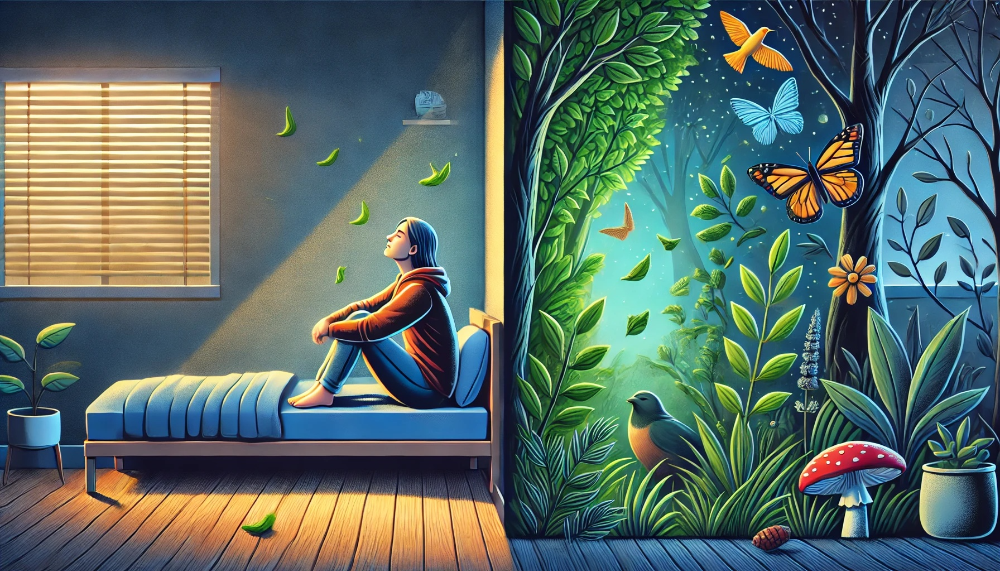 감각의 결핍은 우울증 같은 정신 건강에 영향을 미친다.