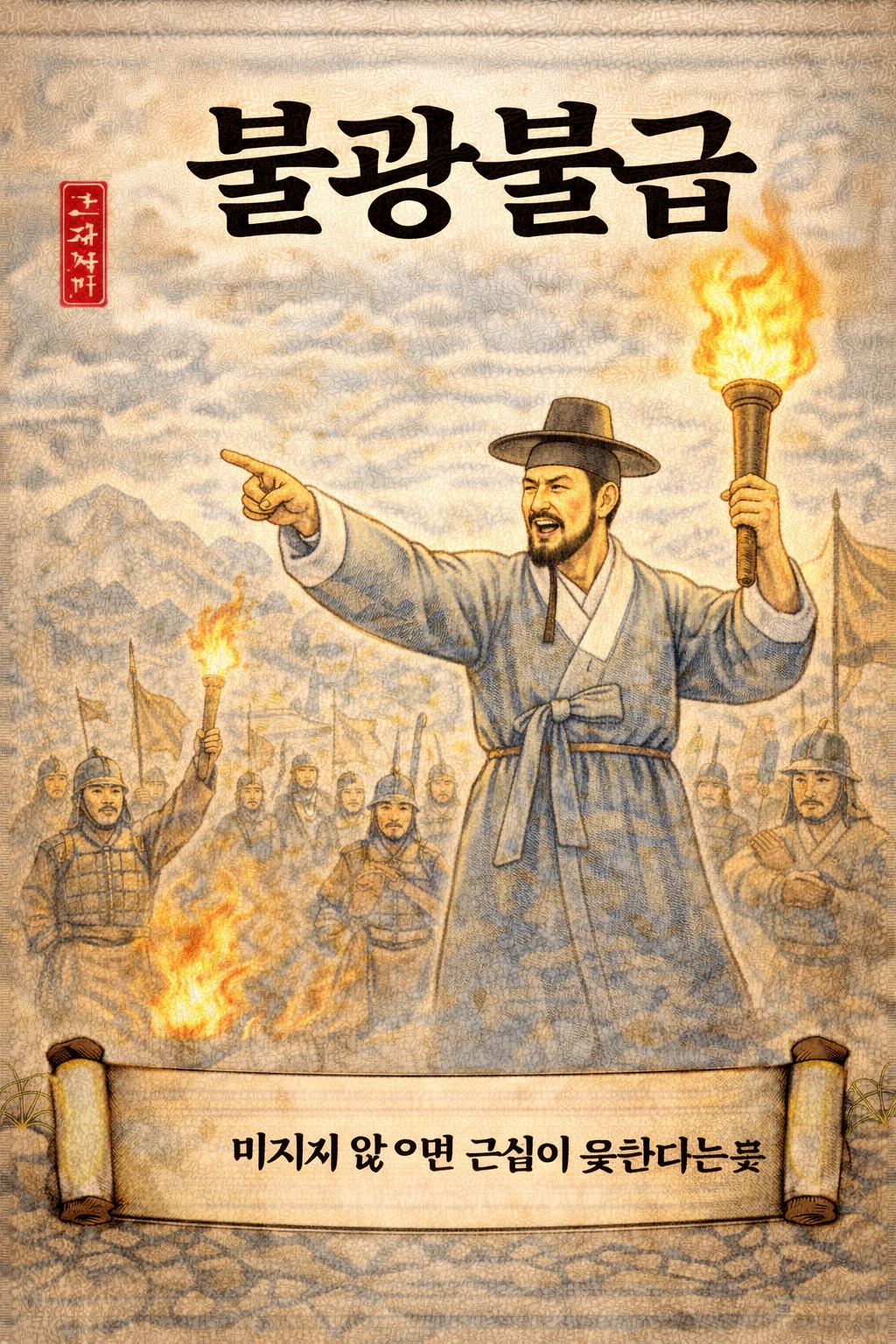 불광불급 사자성어 이미지